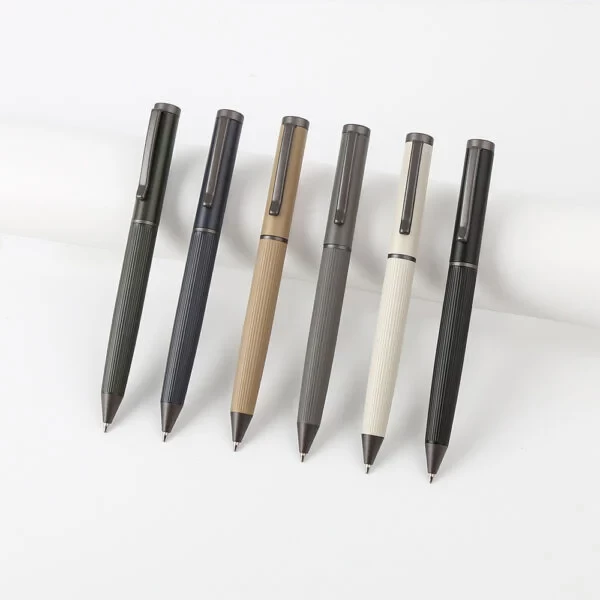 AGENDA PEN PLUS – Premium Stainless Steel & Copper Metal Pen with Smooth Blue Premec Ink