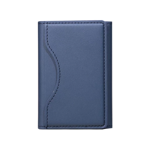 CARD CASE – Slim PU Leather Card Holder with MagSafe Attachment for Secure and Easy Access