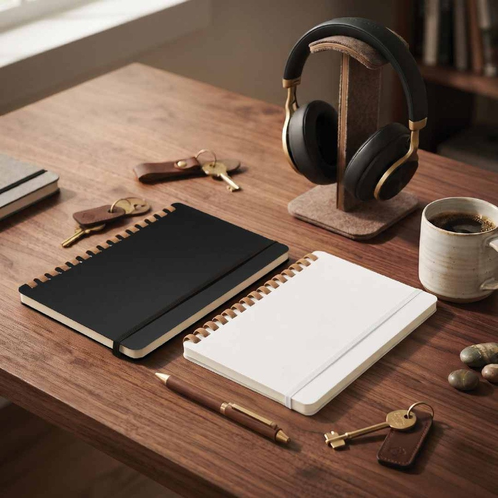 CORDOBA - eco-neutral Cork Spiral Notebook