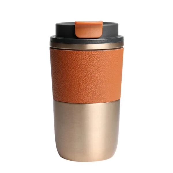 COZY TUMBLER – Stylish 420ml Stainless Steel Double-Wall Mug for Hot & Cold Drinks with Lasting Insulation