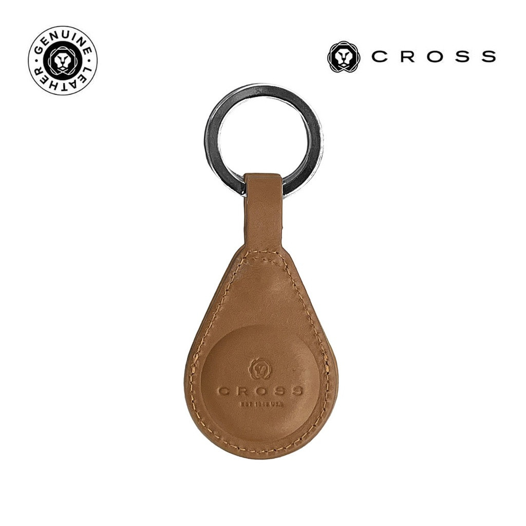 CROSS Leather Airtag Key Ring