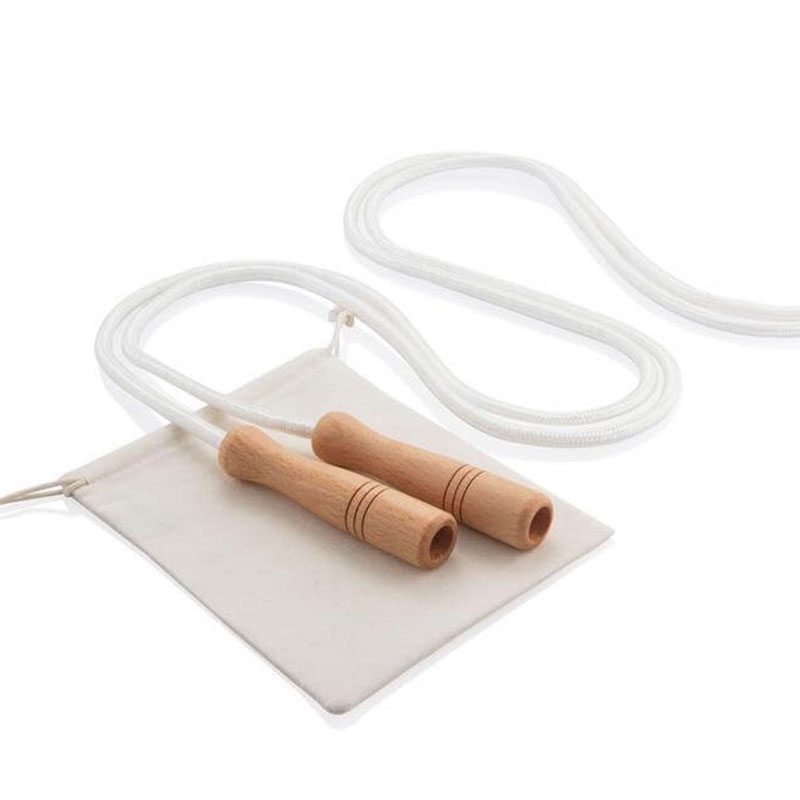 Cotton Jumping Rope in a Cotton Pouch