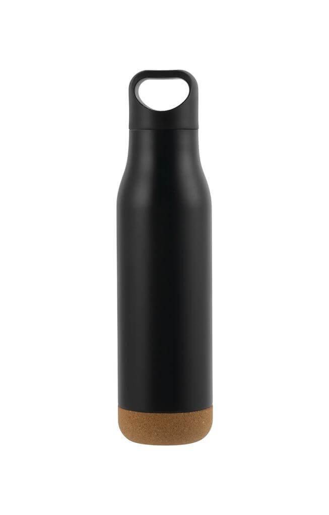 Insulated Water Bottle with Cork Base