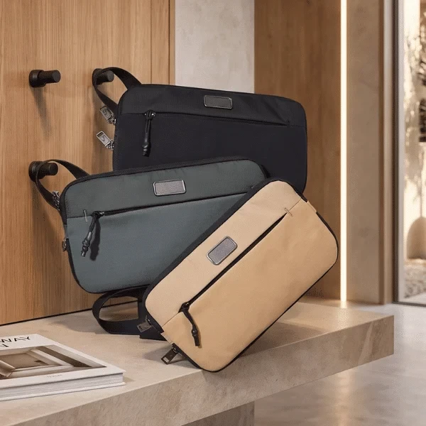 JETSLIM | Expandable Slim Handbag — Water-Resistant Taslon Nylon with 8cm Hidden Expansion Layer