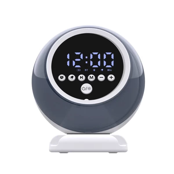 LUNA – Multifunctional Bluetooth Speaker with JL 5.3 Chip, RGB Ambient Light, Alarm Clock & Phone Stand