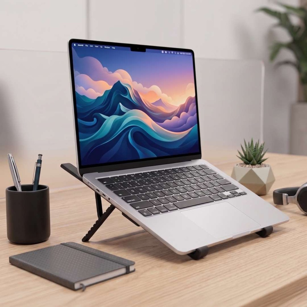 MALIN - @memorii Portable Aluminium Laptop Stand