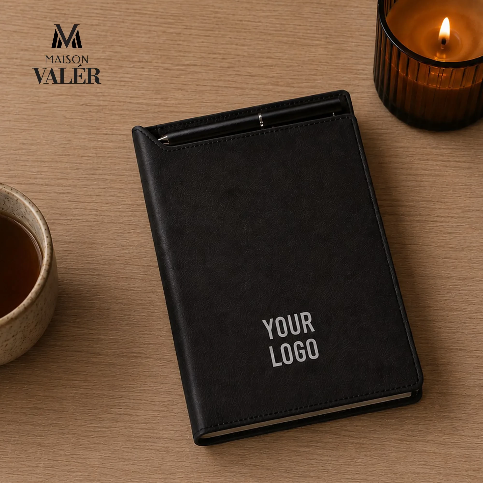 Maison Valer Executive Organizer with Magnetic Pen Holder