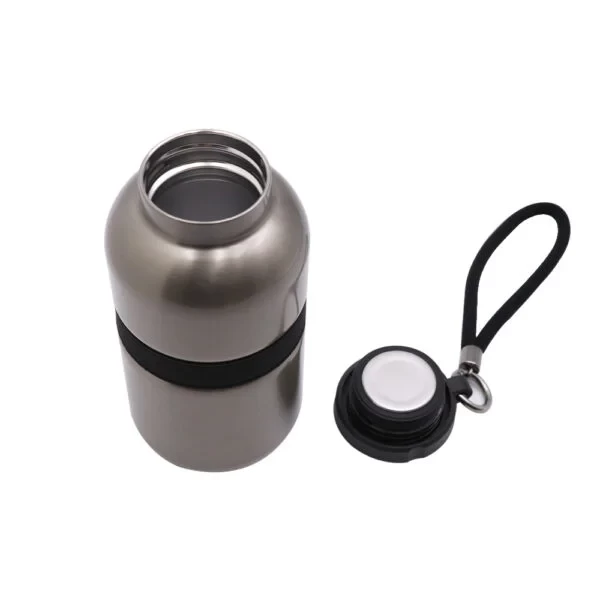 PRIME FLASK – Premium 420ml Double-Wall Stainless Steel Flask with Vacuum Insulation & Leak-Proof Silicone Seal