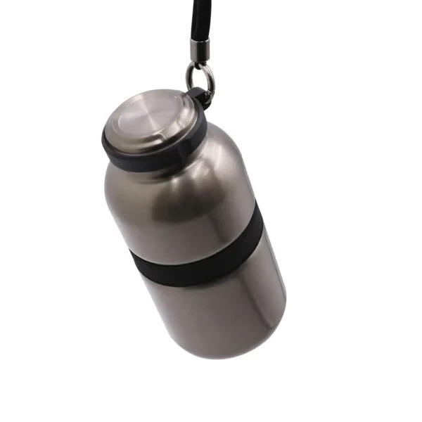 PRIME FLASK – Premium 420ml Double-Wall Stainless Steel Flask with Vacuum Insulation & Leak-Proof Silicone Seal