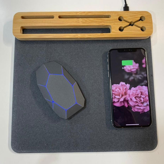 WIRELESS BAMBOO PAD