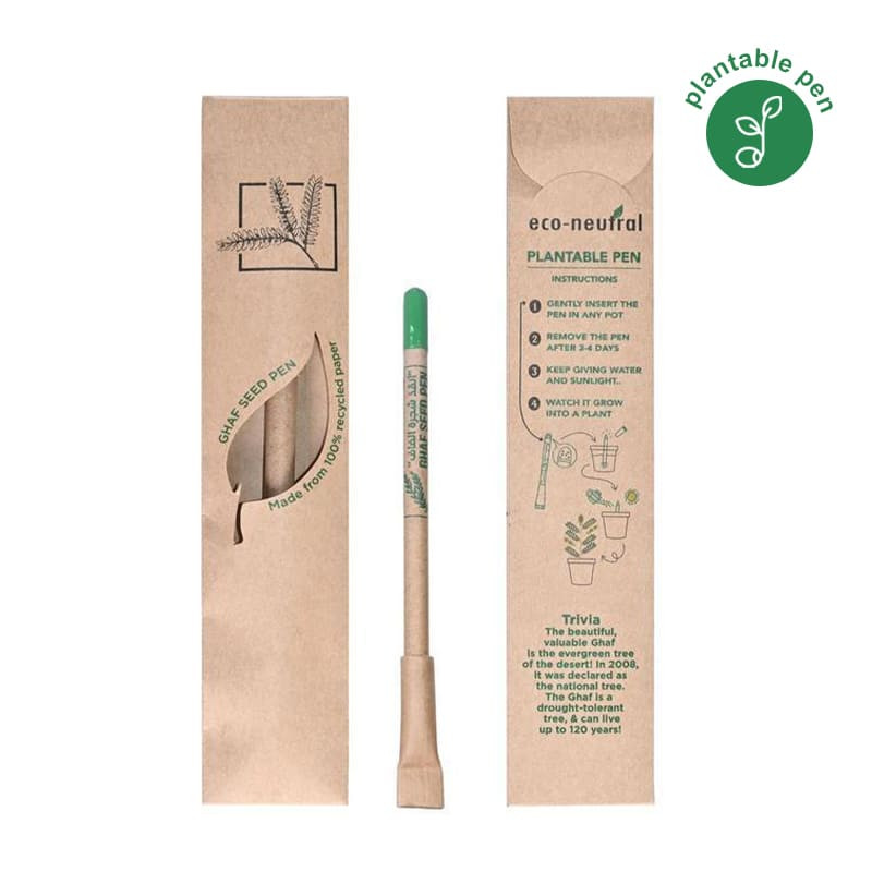 eco-neutral® Plantable Ghaf Seed Pencil & Pen