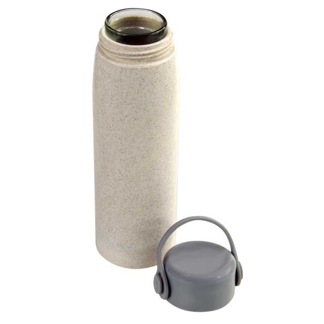 eco-neutral Wheat Straw Glass Bottle