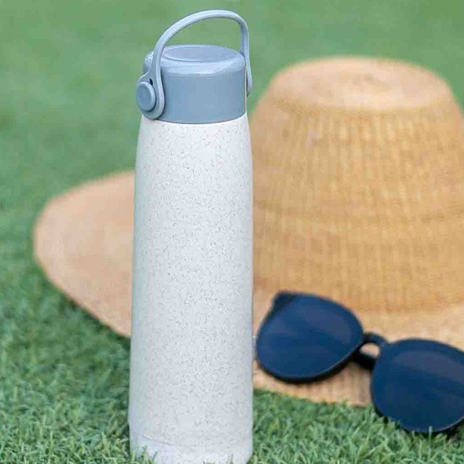 eco-neutral Wheat Straw Glass Bottle