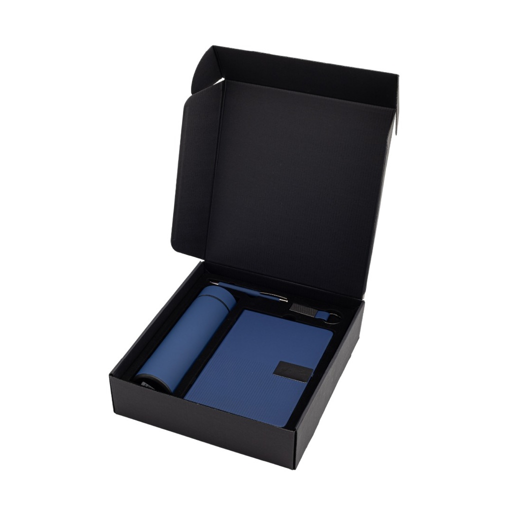 ORION SET - Giftology Set of Temperature Flask, Notebook, Pen and Keychain