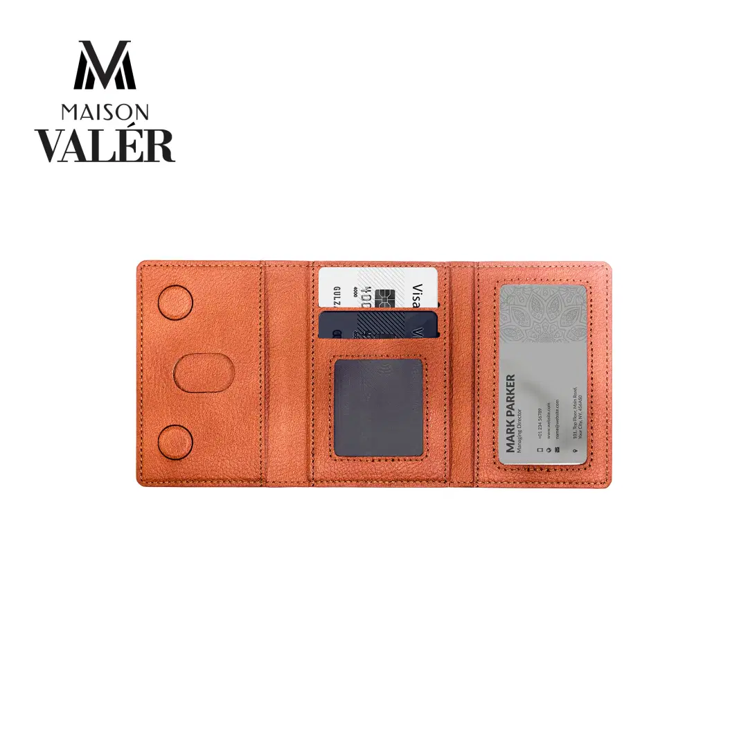 Executive Leather MagSafe Card Holder