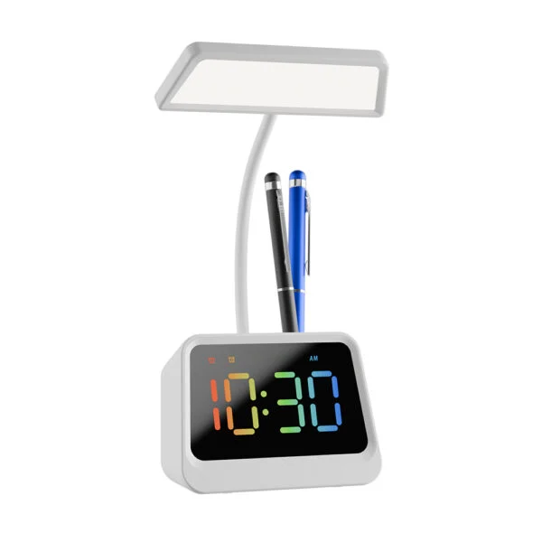 CLAMP – Multifunctional Bluetooth Speaker with 20-Hour Playtime, TWS, FM Radio, RGB Lighting & Phone Stand