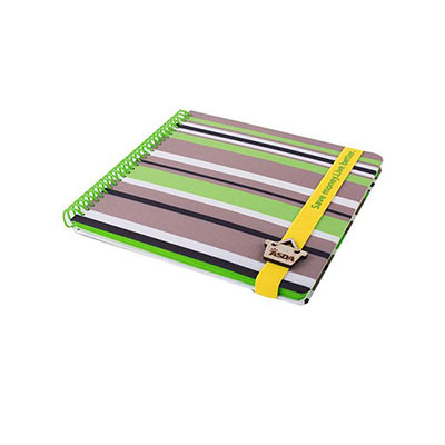 Customized Linen Square Notebook
