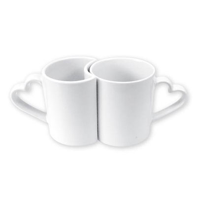 Mugs in Heart Shape Handle