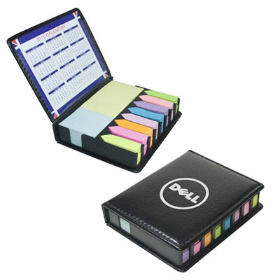 Pad & Sticky Note with Leather Case