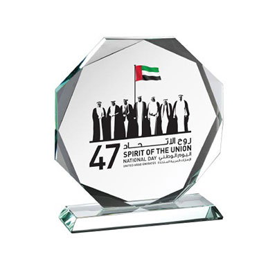 National Day Sun Flower Crystal Awards