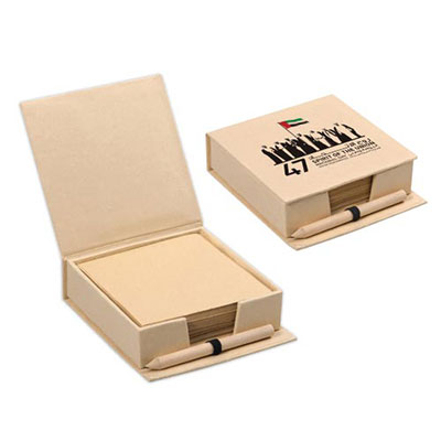 National Day Recycled Pad Holder with Pen