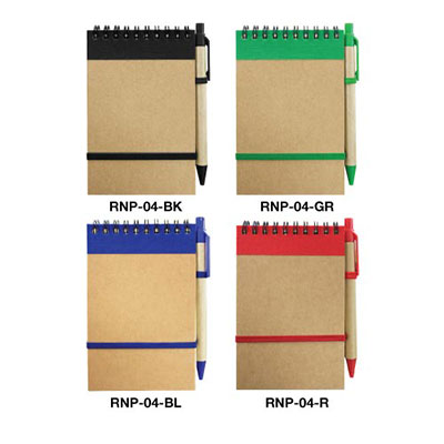 Recycled Notepads with Pen RNP-04