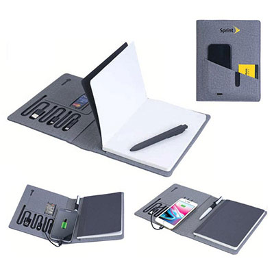 A5 Organizers with 1000 mAh Powerbank