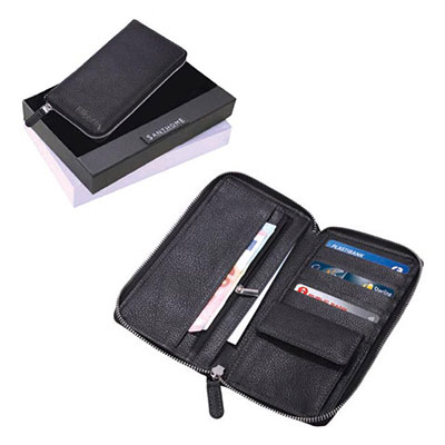 Genuine Leather Travel Wallet