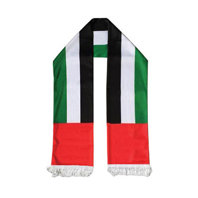 UAE Flag Satin Scarf SC-05