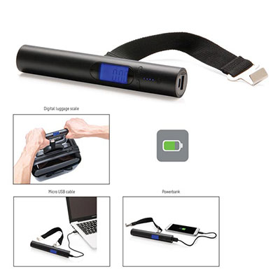 Digital Luggage Scale + Powerbank