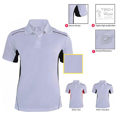 Dry N cool Polo with UV Protection